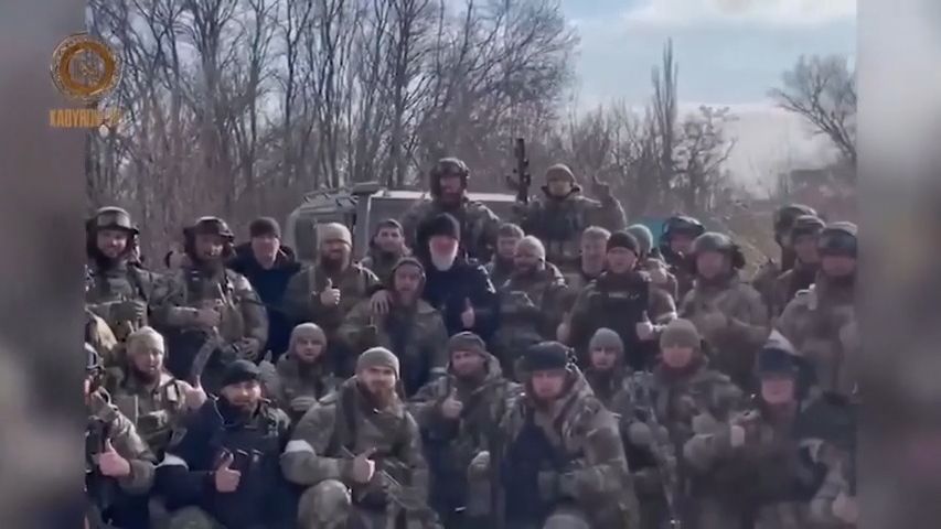Video: Čečenci ukázali, jak bojují za ruskou věc na Ukrajině